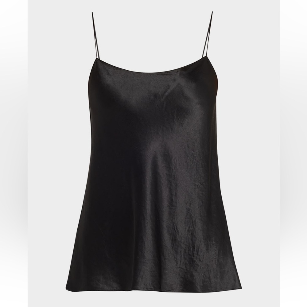 Vince Satin Scoop-Neck Cami